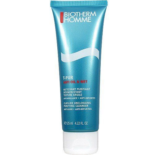 BIOTHERM HOMME T-Pur Anti Oil Cleanser (riebiai odai) - valomasis gelis vyrams