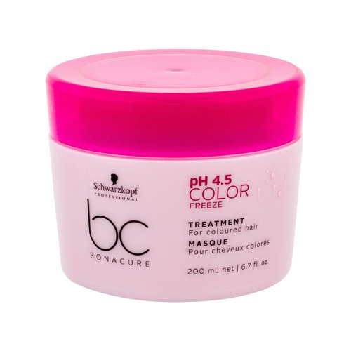 Schwarzkopf Professional BC Bonacure pH 4,5 Color Freeze plaukų kaukė – spinduliuojanti plaukų dažymo procedūra