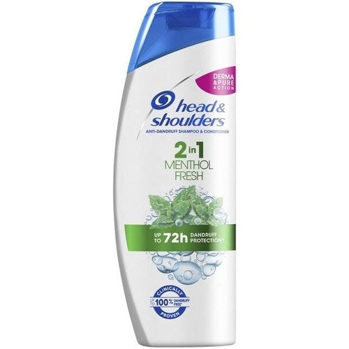 Head & Shoulders Mentolio gaivumo šampūnas nuo pleiskanų – 2 viename šampūnas nuo pleiskanų