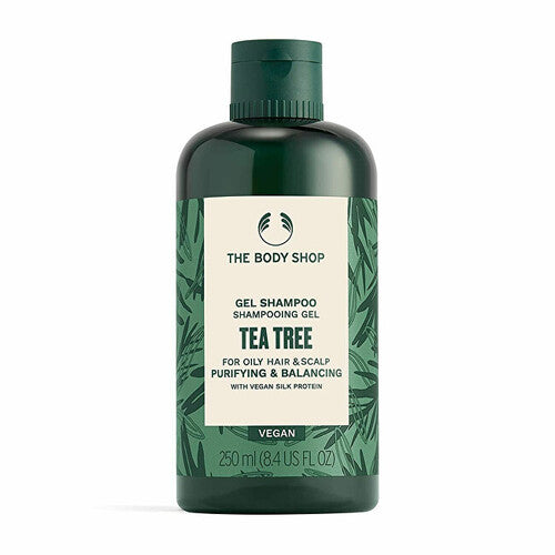 The Body Shop Tea Tree Gel šampūnas (riebiems plaukams)