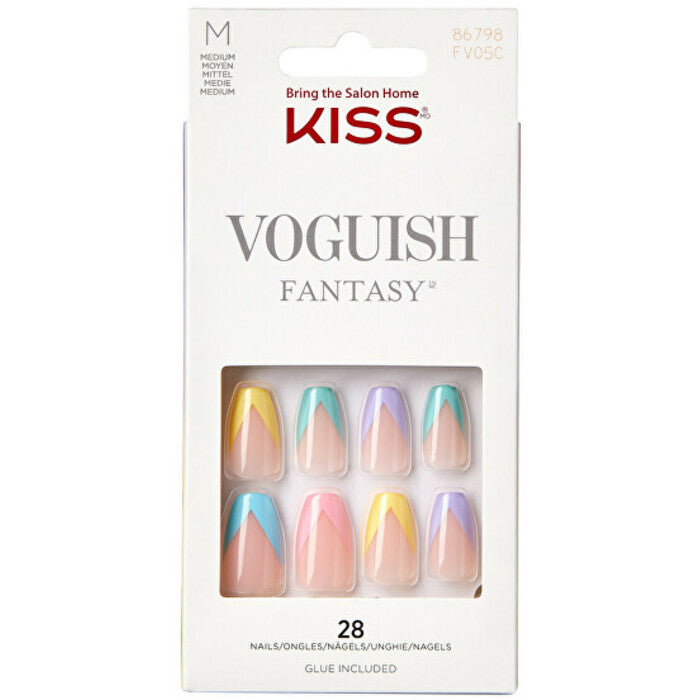 „Kiss My Face“ „Voguish Fantasy Nails“ disko rutulys (28 vnt.)