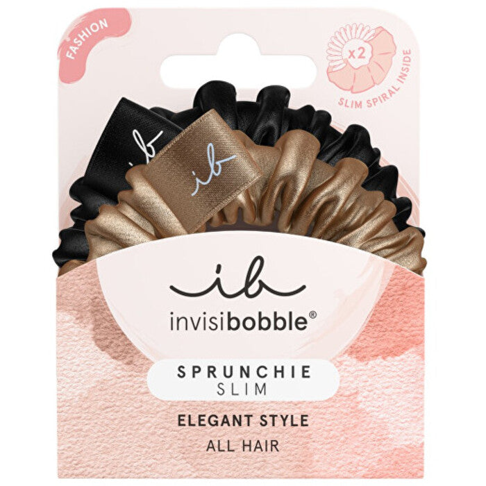 Invisibobble Sprunchie Slim True Golden - Plaukų gumytės (2 vnt.)