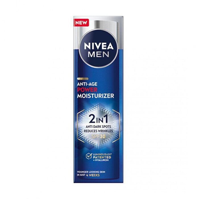 Nivea Men Anti-Age Power Moisturizer SPF 30 – Stiprinantis kremas vyrams