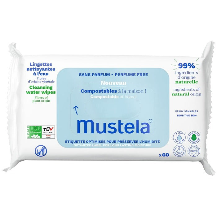 „Mustela“ kompostuojamos namuose valomosios virens servetėlės – bekvapės valomosios servetėlės