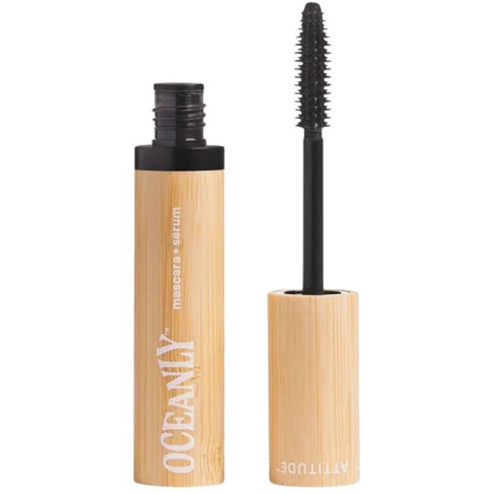 Attitude „Oceanly Mascara + Serum“ – blakstienų tušas su serumu, maitinantis blakstienas 2in1, 7 g