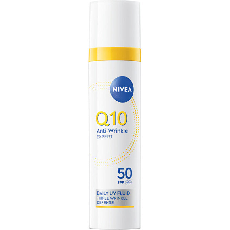 Nivea Q10 Anti-Wrinkle Expert Daily UV Fluid SPF 50 – kasdienis odos skystis