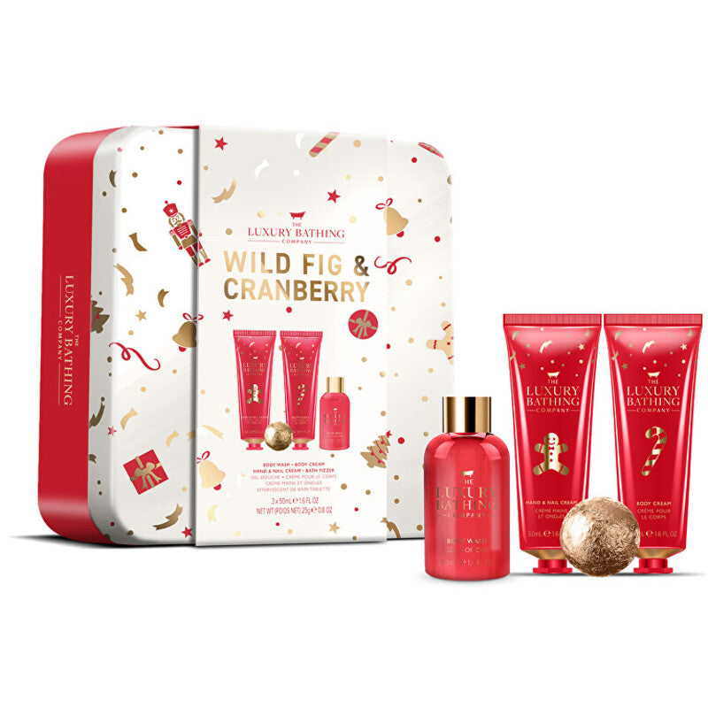 Luxury Bathing Company bathroom care gift set (figs and cranberries)