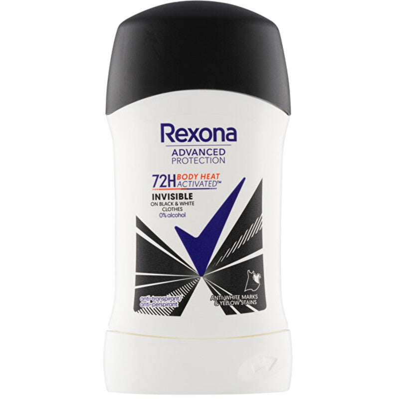 „Rexona Advanced Protection Invisible“ antiperspirantas – kietos konsistencijos antiperspirantas