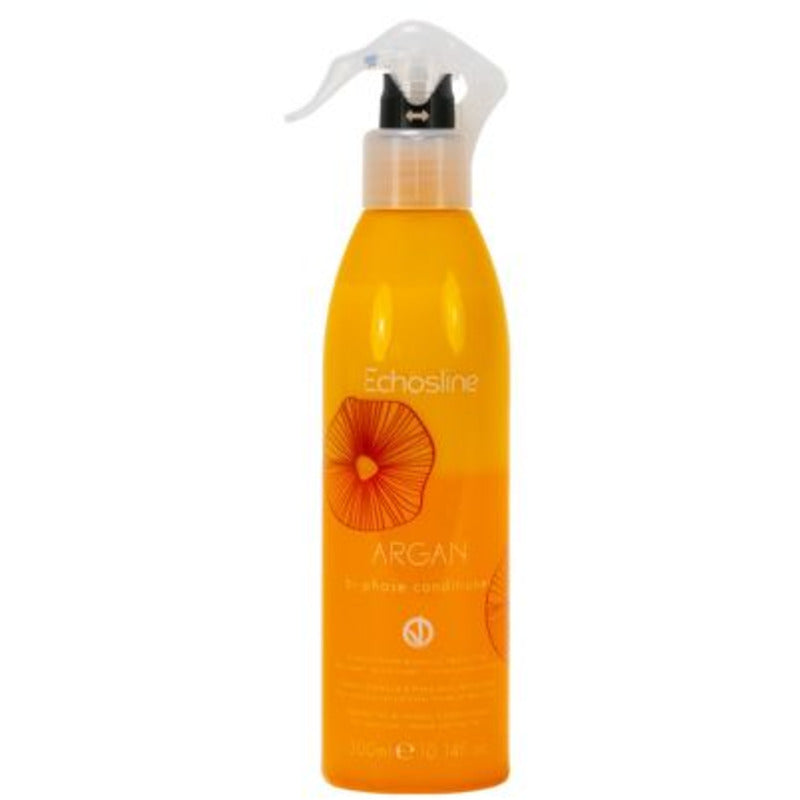 Echosline Argano dvifazis kondicionierius – nenuplaunamas kondicionierius, apsaugantis plaukus nuo karščio ir drėgmės.