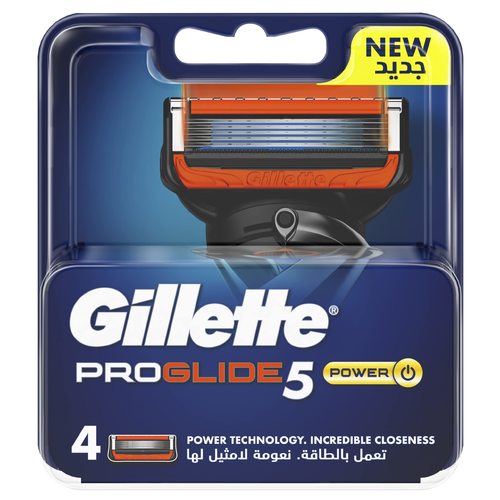 Gillette Gillette Fusion ProGlide Power (4 vnt) - Keičiama galvutė