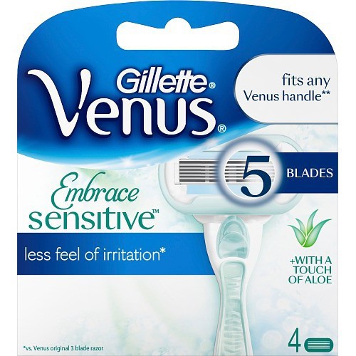 Gillette Venus Embrace Sensitive dantų šepetėlis su atsargine galvute