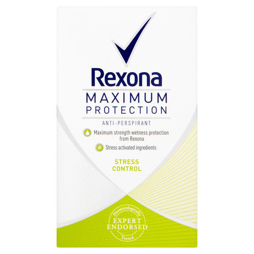 Rexona maksimali apsauga nuo streso kontrolės pieštukas dezodorantas