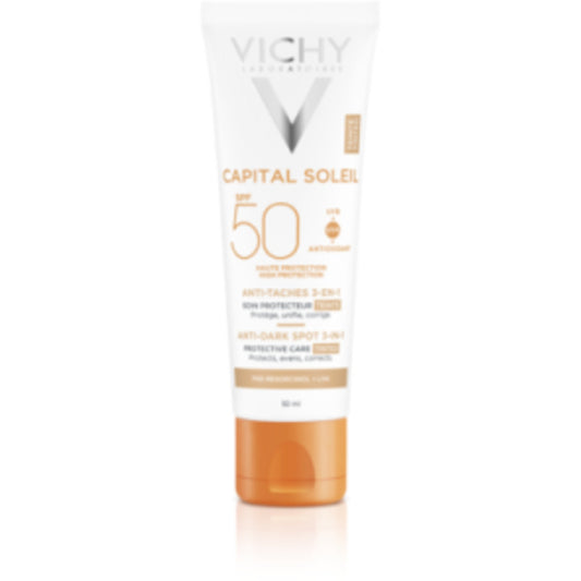 Vichy Apsauginis kremas nuo pigmentinių dėmių SPF 50+ Capital Soleil 50 ml