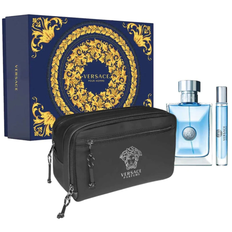 Versace Versace pour Homme SET EDT 100 ml + EDT 10 ml + Cosmetic Bag