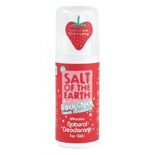 „Salt-Of-The-Earth“ natūralus dezodorantas „Rock Chick Sweet Strawberry“ („Natura l“ dezodorantas) 100 ml