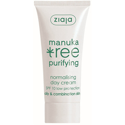 Ziaja dieninis kremas SPF 10 normalizuojantis Manuka Tree Purifying