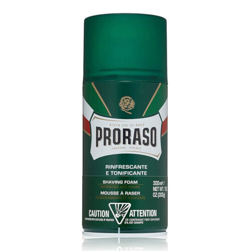 Proraso Green Shaving Foam – gaivinančios skutimosi putos su eukaliptu