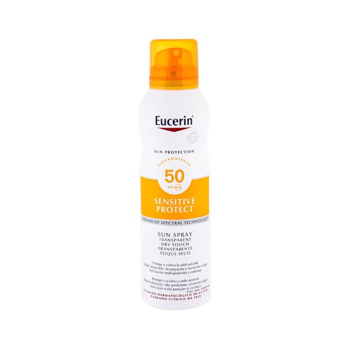 Eucerin Apsauginis kūno purškiklis nuo saulės jautriai odai „Sun Protect Sun Spray Dry Touch SPF50“