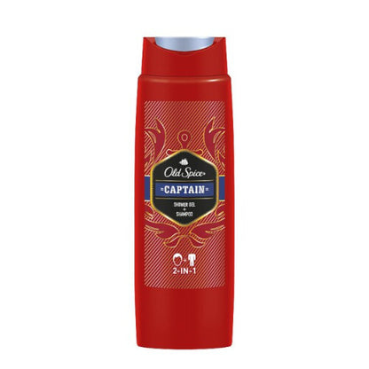 Old Spice Kapitono dušo želė + šampūnas - dušo želė kūnui ir plaukams