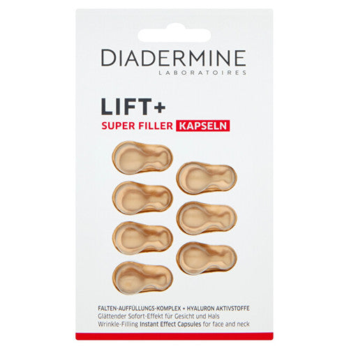 Diadermine Lift+ Super Filler - Stangrinančios kapsulės su greitu poveikiu 7 vnt