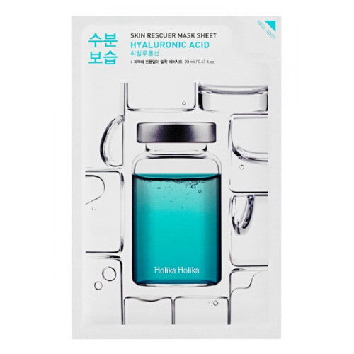 Holika Holika Hialurono rūgšties odos gelbėjimo kaukė lakštinė - drėkinamoji audinio kaukė su hialurono rūgštimi