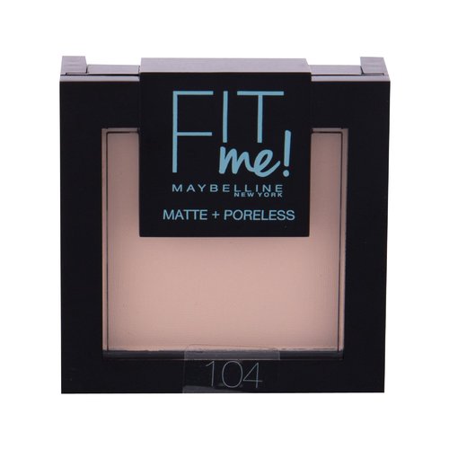 Maybelline „Fit Me! Matte + Poreless“ kompaktiška matinė pudra - Kompaktiška matinė pudra 9 g