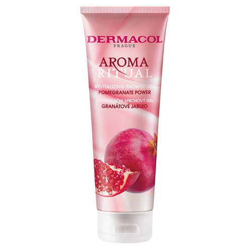 „Dermacol Aroma Ritual Pomegranate Power“ atgaivinanti dušo želė (granatų) – atgaivinanti dušo želė