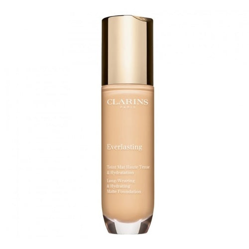 Clarins Everlasting Long-Wearing & Hydrating Matte Foundation long-lasting moisturising makeup base with matte effect, 30 ml