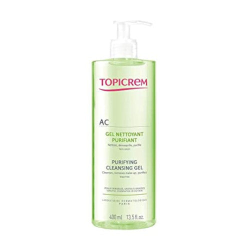 Topicrem AC Purifying Cleansing Gel (riebiai ir jautriai odai) – Valomasis gelis