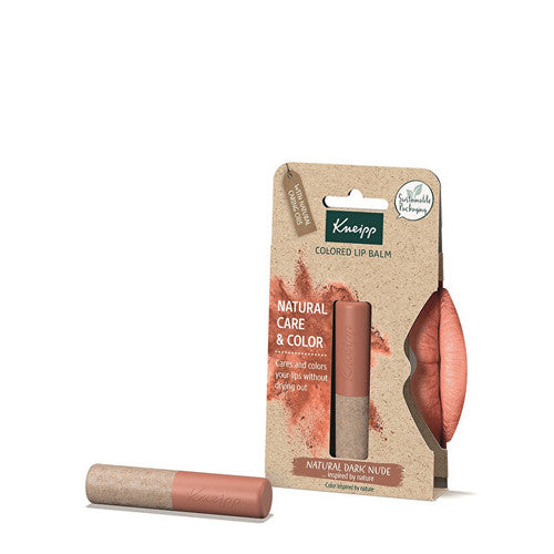 Kneipp natural colored lip balm (dark nude) - colored lip balm