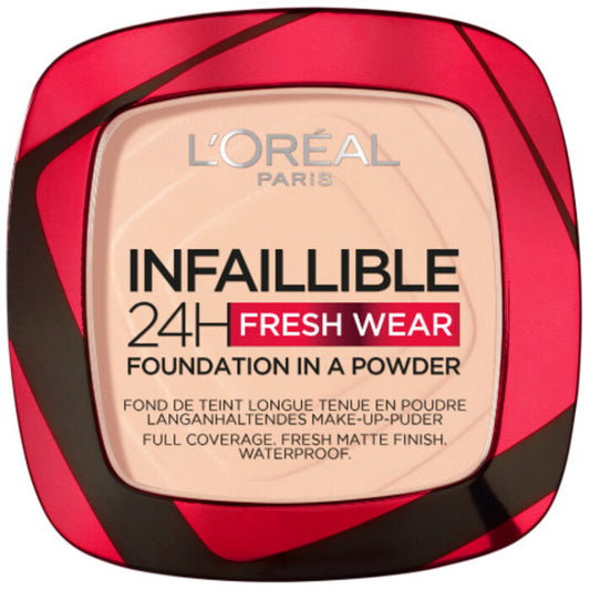 L'Oréal Infallible 24H Fresh Wear makiažo pagrindas pudra, 9 g