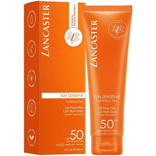 Lancaster Sun Sensitive Oil-free Milk SPF 50 – Apsauginis pienas
