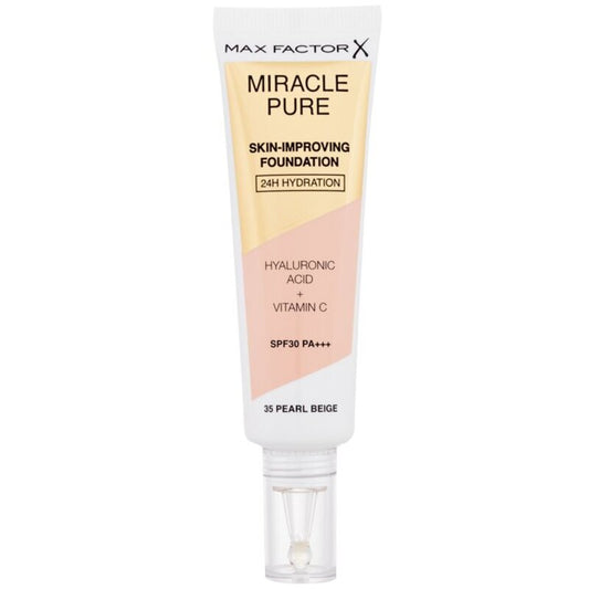 Max Factor „Miracle Pure“ odą gerinantis makiažo pagrindas SPF30 30 ml