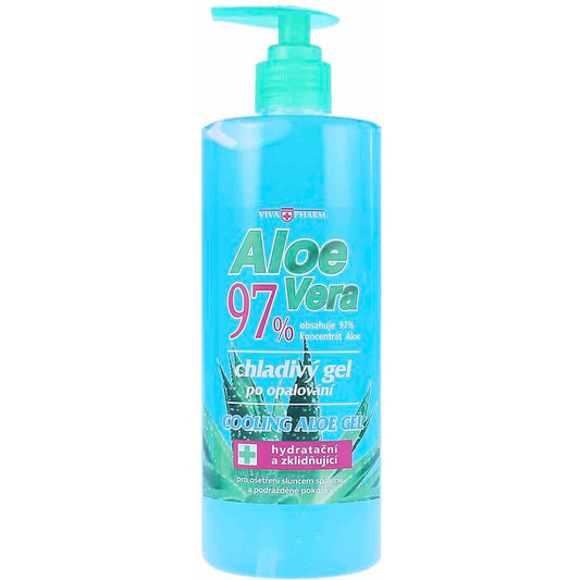 Vivapharm Aloe Vera 97% vėsinantis gelis po saulės vonių