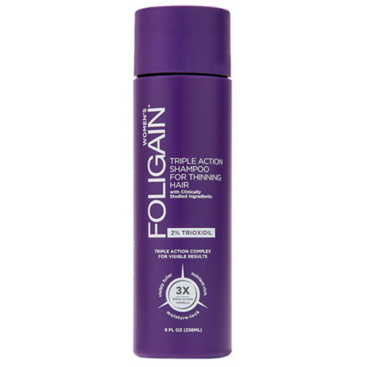 Foligain Triple Action moterų šampūnas