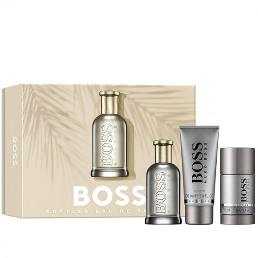 Hugo Boss Boss Bottled Eau de Parfum dovanų rinkinys EDP 100ml, dušo gelis 100ml ir Dezodorantas 75g