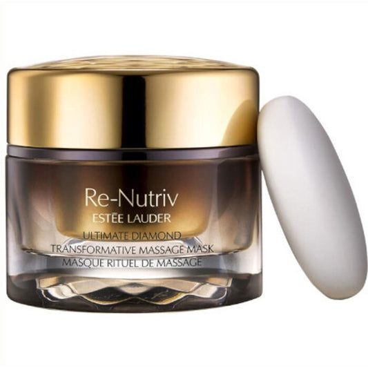„Estee Lauder Re-Nutriv Ultimate Diamond Transformative Thermal Ritula“ masažinė kaukė – regeneruojanti veido kaukė nuo senėjimo su juodaisiais triufeliais. - Glamur