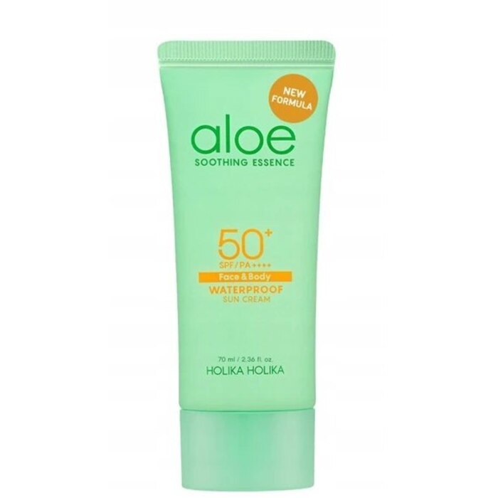 Holika Holika Aloe vandeniui atsparus apsauginis kremas nuo saulės su SPF 50+