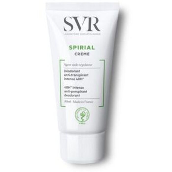 SVR Laboratoire Spirial dezodorantas-kremas – antiperspirantas visiems odos tipams