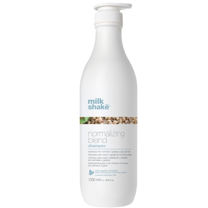 „Milk_Shake Normalizing Blend“ šampūnas – valomasis šampūnas riebiai galvos odai