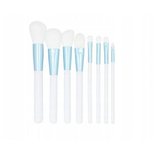 MIMO makiažo šepetėlių rinkinys Baltas 9 vnt