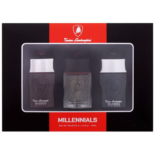 Lamborghini Millennials Gift set Millennials EDT 40 ml and Millennials Winner EDT 40 ml and Millennials Dinamico EDT 40 ml