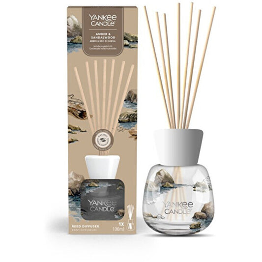 Yankee Candle „Firminis“ gintaro ir santalmedžio difuzorius lazdelėmis (gintaras ir santalas)