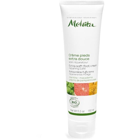 Melvita Extra Soft Foot Cream – minkštas pėdų kremas