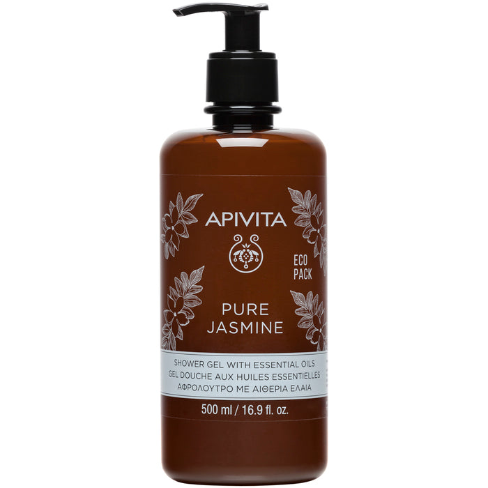 Apivita Pure Jasmine dušo želė su eteriniais aliejais