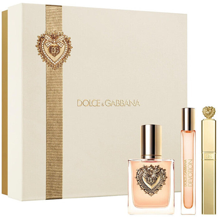 Dolce Gabbana Devotion dovanų rinkinys EDP 50 ml, blakstienų tušas 8 ml ir mini EDP 10 ml