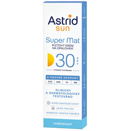 Astrid Super Mat SPF 30 – Apsauga nuo saulės