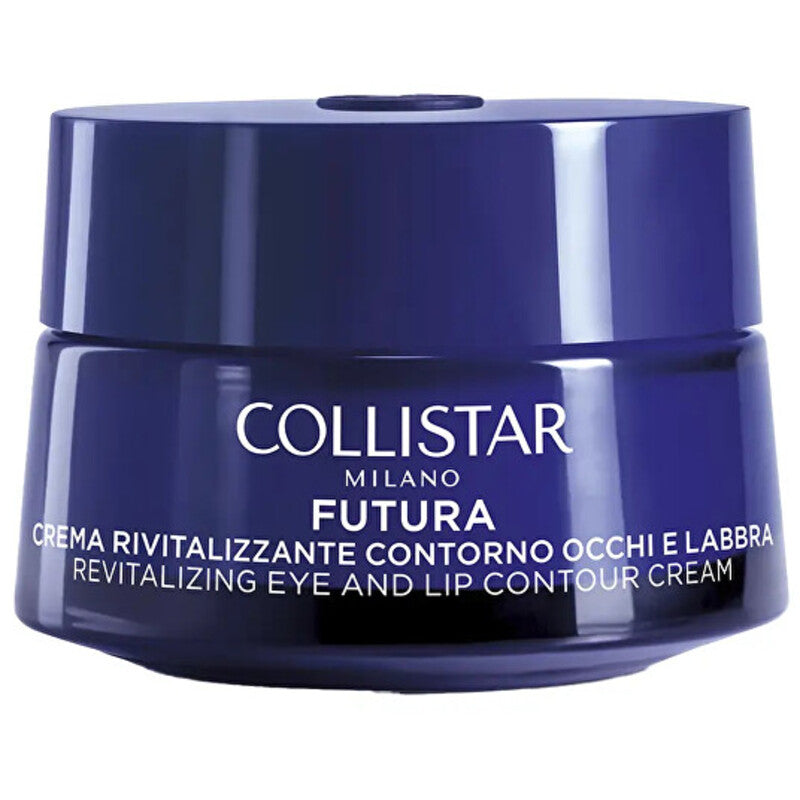 „Collistar Futura Revitalizing Eye ir Lip Contour Cream“ – atgaivinantis kremas akių sričiai ir lūpoms.