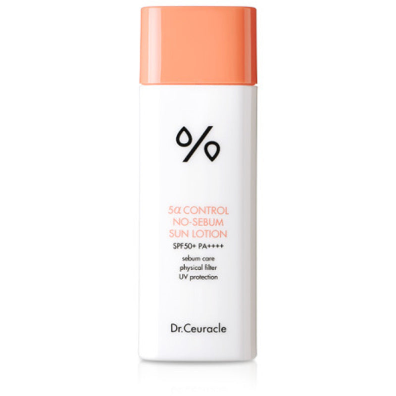 Dr.Ceuracle 5a Control No-Sebum Sun Lotion SPF 50 – apsauginis losjonas nuo saulės riebiai ir probleminei odai