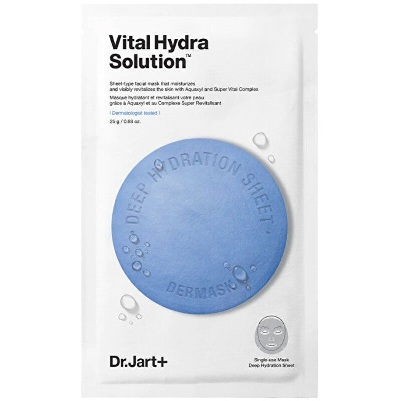 Dr. Jart+ Dermask Water Jet Vital Hydra Solution - Giliai drėkinanti veido kaukė 25 g